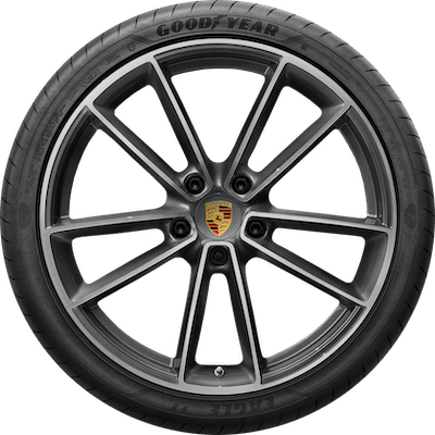Porsche Wheel that symbolizes 0
